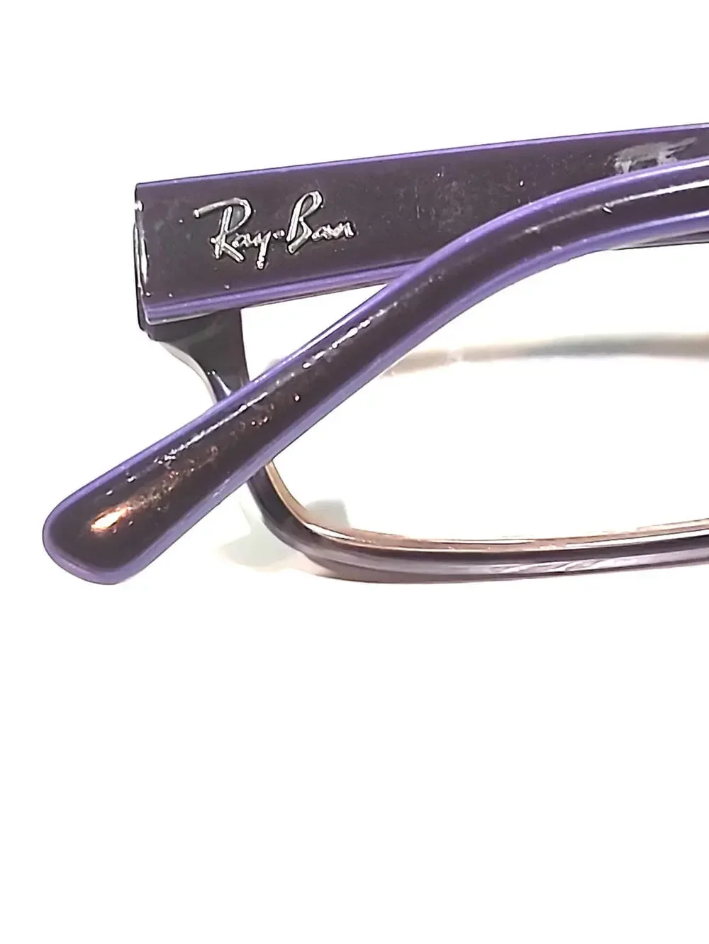 Ray Ban RB5169 5816 Purple Rectangle Eyeglasses 52-16 140